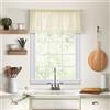Elrene Home Fashions Cameron - Mantovana in lino, 152,4 x 38,1 cm (larghezza x lunghezza), colore: avorio