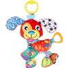 Playgro Activity Friend Penny Puppy - Giochino sensoriale per neonati 0+ mesi, cagnolino con clip per passeggino, culla o seggiolino auto
