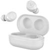 JLab JBuds Air Cuffie Bluetooth, Cuffie wireless con Custodia di Ricarica USB, Resistenza al Sudore IP55 e Audio Personalizzato EQ3, Auricolari Bluetooth con Oltre 24 ore di Riproduzione, Bianco