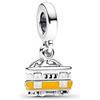 The Charmery Ciondolo a forma di tram di Lisbona, compatibile con ciondoli Pandora, Trollbeads, Chamilia, Biagi e molti altri braccialetti con ciondoli del Regno Unito