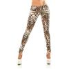 STIDIA Jeans da donna a vita bassa, skinny, slim fit, elasticizzati, in denim, con motivo leopardato, Marrone-3541-8, M