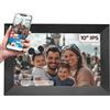 Denver Cornice Digitale WiFi 10.1" con Touchscreen, FRAMEO per Condivisione Foto con Famiglia, Portafoto Digitale Smart 16GB, Cornice Elettronica per Casa e Regalo