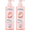 L'Oréal Paris Fiori Rari Latte Struccante per Pelli Secche e Sensibili, 400ml (Confezione da 2)