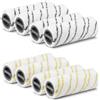 ANBOO Set di 8 rulli in microfibra per Kärcher FC7 FC5 FC3 FC3D EWM2 2.055-007.0/2.055-006.0 (giallo + grigio)
