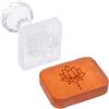 PH PandaHall Timbro per Sapone Acrilico, Fiore di Loto Timbro per Sapone Fatto A Mano Stampo per Impronta Timbro Quadrato Sapone Naturale Capitolo con Manico per Fai da Te Sapone Fatto A Mano Buste