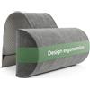 Well B4 Poggiatesta per divano con contrappeso (100% spugna memory foam) - cuscino cervicale, Cuscino per il collo, Cuscino per la lettura, Cuscino per poltrona e sedia gaming, Poggiatesta auto cuscini sdraio