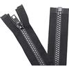 Sawoake 2 Pezzo #5 13 cm Separazione Giacca Zipper per Cucire Cappotti Giacca Zipper Nero A Forma di Plastica Zipper Bulk Tailor DIY Strumenti di Cucire per Indumento/Borse