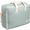 MIMUSELINA | Valigia Bebe Ospedale - Tessuto per Nascita del Bambino - Borsa Maternità Ideale anche per Viaggi e Weekend Medio, Green Avenue, Moderno