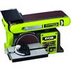 Ryobi RBDS4601G Levigatrice a Nastro e a Disco con Motore ad Induzione da 375W, Diametro Disco 150mm, Dimensione Nastro 100x914mm, Levigatrice con Canale di Aspirazione Laterale