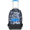Seven Trolley Scuola Jack 3 Ruote Detach, Grigio Azzurro, Zaino Con Carrello Sganciabile Da 37 L, Tasca Borraccia, Zainetto Staccabile, Multiuso e Spazioso, Scuola Elementare e Media, Zaino Bambino