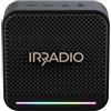 IRRADIO IR-M3 Classic, Cassa Bluetooth, Wireless e Compatto con Driver Full Range, Subwoofer Passivo, Illuminazione LED RGB, Batteria da 2000mAh, Impermeabile, Compatibile con file MP3/WAV