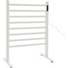NaMaSyo Asciugamani Scaldasalviette da bagno, freestanding, elettrico, scaldasalviette, scaldasalviette elettrico, bianco, asciugatura rapida