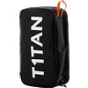 T1TAN Goalkeeper Bag Black - LA Borsa per I Guanti da Portiere