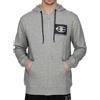 Champion Felpa con zip grigio uomo Classic Label, grigio, L