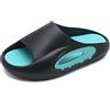 Sumevlip Cozislides - Ciabatte da bagno da donna, scarpe nuvolose, da uomo, estive Cloudyzz, antiscivolo, pantofole da bagno, N Nero Blu, 42/43 EU