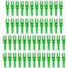 PATIKIL 50pz Frecce per Tiro Arco Nocks 4,2mm 0,165 Inserto Chiari Verde