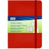 TSI Schreibwaren TSI 63556-RT - Taccuino A6/Pocket a quadretti, 192 pagine, colore: Rosso