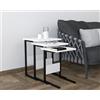 Hanah Home Set di 3 tavole da nido, colore nero e bianco, 100% melamina rivestita, Iron Legs | Large: 40 x 55 x 40 cm, medio: 36 x 50 x 36 cm, taglia piccola: 32 x 45 x 32 cm, design moderno per la casa e