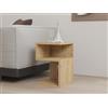 Hanah Home Tavola laterale in zaffiro, larghezza 29,6 cm x altezza 45 cm x profondità 31,4 cm | 100% melamina rivestita in melamina, spessore 18 mm | elegante e funzionale per ogni stanza