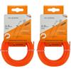 Terryshop74 30 Metri di Filo 2.0 mm Quadrato 2 bobbine di Filo per decespugliatore da 15 Metri Ideali per Ricambio testine decespugliatore e falciaerba