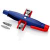 KNIPEX Chiave universale per quadri ed armadi elettrici, forma a penna per tutti i sistemi di chiusura più comuni 145 mm, 00 11 07