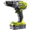 Ryobi Starter kit trapano avvitatore a batteria One Plus R18DD3-120S, 18 V, Hyper Green