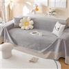 WYJHNLBEDC Coperta per cani, impermeabile, copridivano, copridivano, per cane/gatto, protezione antigraffio, impermeabile, per divano, 1/2/3 posti, forma L/U e divano ad angolo (grigio, 45 x 45 cm)