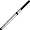 オート OHTO CR02 - Penna a sfera in ceramica con punta fine da 0,5 mm, corpo in alluminio di spessore medio con componenti in ottone, finitura argento opaco, tecnologia ricaricabile non secca, inchiostro