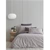 Nuit Des Rêves Ranforce Double Quilt Cover Set (200 x 200 cm), 100% cotone, pigmenti stampati, 2 scatole (80 x 80 cm), lavabile in lavatrice, grigio elegante, antracite, menta e rosa