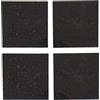 Creative Tops NATURALS Creative Tops, Set di 4 sottobicchieri in Granito Nero, 10 x 10 cm, Pietra, Multicolore, Coasters, 4 unità