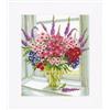 VERVACO Kit Punto Croce Contato VASO DI FIORI Decorativi Per Pareti ca. 27 x 32 cm Set Fai Da Te Creativo Adulti Ricamo Casa Decor Arte Da Parete Kit Per Hobby Cross Stitch