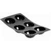 De Buyer Vassoio in silicone con stampi semisferici, diam 7 cm, 1961.01