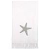 Avanti Linens - Asciugamano con Punta delle Dita, Asciugamano Morbido e Assorbente (By The Sea Collection, Bianco)