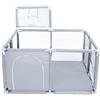 YAZOCO Box Bambini Maglia Traspirante Recinto Per Bambini Con Telaio da Basket Giochi Neonato Interno o Esterno