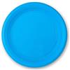 Generico 150 Piatti DESSERT colorati di plastica RIUTILIZZABILI da 17cm piatti rigidi | piatti Lavabili | VARI COLORI | per feste torte dolci frutta (Azzurro)