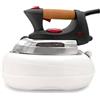 Wintem Ferro da Stiro con Caldaia 2400W - Sistema Stirante a Vapore 0,8L - Ferro da Stiro a Caldaia Carica Continua con Piastra in Acciaio Inox