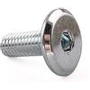 SD Products FCB6016ZP-100 Bulloni connettore mobili, Zinco, M6 x 16 mm, Set di 100 Pezzi