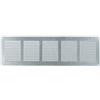 Steinberg14 Griglia di Ventilazione Rettangolare 500x150 mm - Griglie di Aerazione in Metallo Zincato - Serranda di Scarico dell'aria con Zanzariera - Copri Bocchetta Interna a Parete e a Soffitto