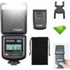Godox TT520III Flash per fotocamera, tempo di riciclo di 1,8 secondi, 400 flash a piena potenza, ricevitore e trasmettitore RT integrati per Canon Nikon Panasonic Olympus Pentax, ecc. (NO TTL)