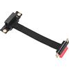 Kochenty Riser PCIE X1 Dual 90 Gradi Ad Angolo Retto PCIe 3.0 di Prolunga X1 un X1 8 Gbps Scheda Riser PCI Express 1X - 10CM