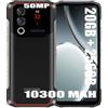 DOOGEE Blade 10 Max 4G Rugged Smartphone, 10300mAh / 18W Batteria, 20GB + 256GB, 6.56'' HD+, 50MP AI Fotocamera + 8MP, Android 14 Cellulare IP68, NFC IP68 Nero
