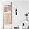 QREZAA Scaldasalviette Elettrico Scaletta Portasalviette 110W WiFi Intelligente Controllo Vocale Portasciugamani Elettrico con Timer 45-70℃ Piantana Portabiti Termoarredo Elettrico 160*45CM Oro Spazzolato