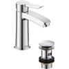 Bristan APE ES BAS C Apelo Eco Start Miscelatore Lavabo con Piletta Clicker, Cromato