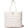 Liu Jo Jeans Borsa Liu-jo Sicura tote L ecopelle ad intreccio bianco BS22LJ14 AA2236