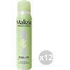 Malizia Set 12 MALIZIA Deodorante Donna GREENTEA 100 Ml. Spray Cura del corpo