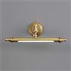 UIOPPOI Luci da bagno sopra specchio in ottone, lampada LED per quadri Lampada frontale a specchio vintage con testa della lampada girevole, 3 temperature di colore, luci per armadietto a specchio retrò IP44