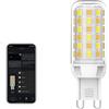 UIHECTA Lampadina Alexa Intelligente G9 WiFi Compatibile con Alexa Google Home. Lampadine LED 3W Intelligence, 2700k - 6500k Dimmerabile, Nessun Hub Richiesto,Bianca,1PACK