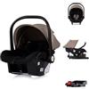 Chipolino Set seggiolino auto stazione base Isofix Vista i-Size (40-87 cm), colorazione:beige