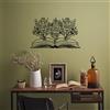 Wallity Hanah Home Elegante accessorio decorativo da parete in metallo, 43 x 70 cm, 100% metallo, spessore 1,5 mm, perfetto per decorazioni moderne per la casa e arte da parete unica