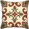 VERVACO Kit Cuscino Punto Croce GEOMETRICO Set Ricamo Principianti Cuscini Gobelin Decorativi ca. 40 x 40 cm Accessori Per Lavoretti Creativi DIY Casa Decor Hobby Adulti Cross Stitch
